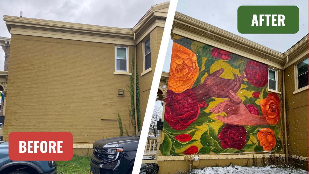 Mural on Liberty Pole Way